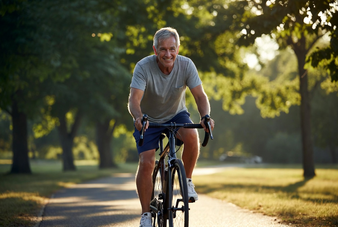 77 year old doctor cycling